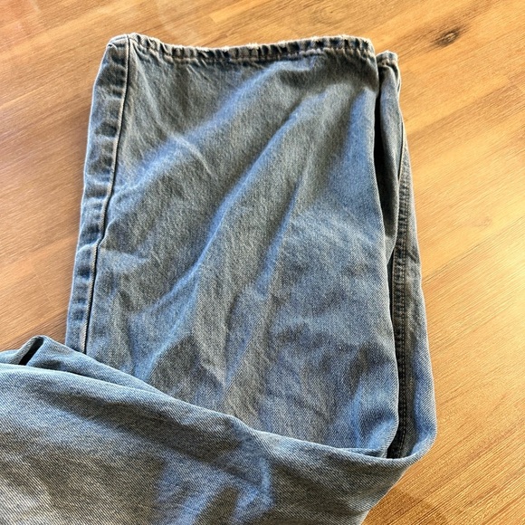 Gap Teens Wide Stride Classic Blue Distressed Jeans. - Picture 3 of 12